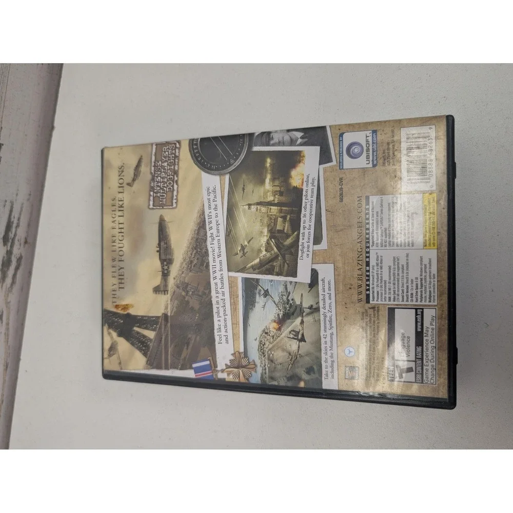 Blazing Angels Squadrons Of‎ WWII PC Game T Ubisoft Manual Multiplayer Online